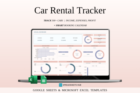 Download Car Rental Management &amp; Booking Tracker - Book Collection
