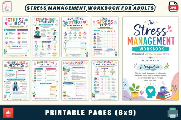 Download Stress Management Workbook for Adults - Book Collection