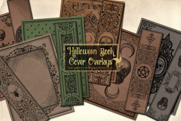 Download Halloween Book Cover Overlays - Premium Resources