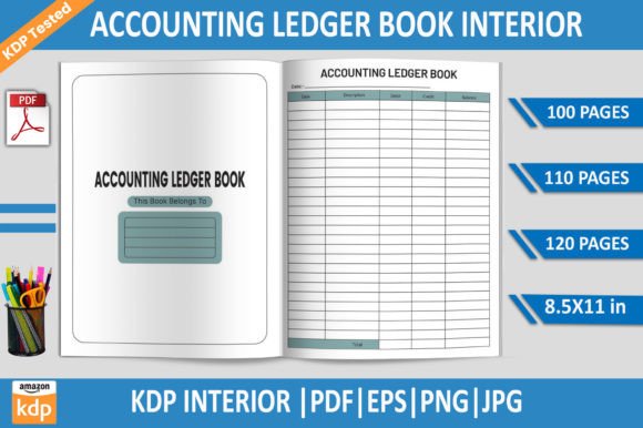 Download Accounting Ledger Book| KDP Interior - Book Collection