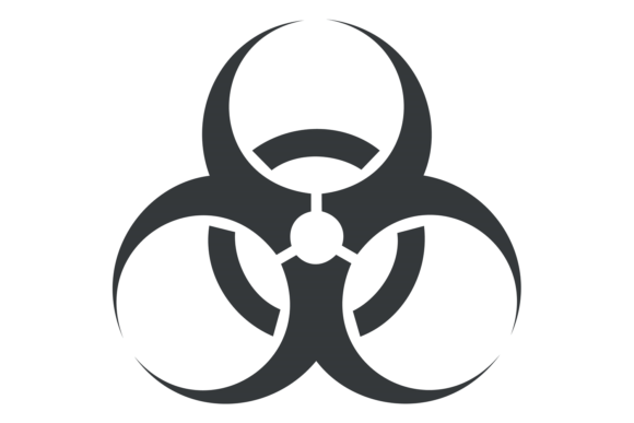 Download Biohazard Symbol. Toxin or Virus Threat. - Virus Collection